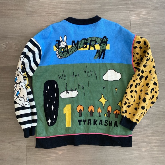 Colorful Knit Sweater - Picture 3 of 4